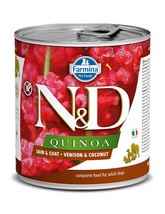 FARMINA | N&D Quinoa | Skin & Coat | Venison and Coconut