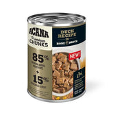 Acana Premium Chunks Wet Dog Food - Duck Recipe in Bone Broth 12x 363g