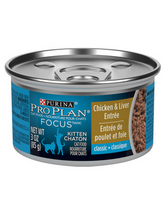 Purina Cat | Pro Plan | Chicken & Liver Entree Kitten 24/3OZ