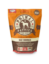 Primal Raw | Beef Patties 12LB