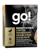 Go! | Sensitivities | LID GF Duck Pate 12/12.5OZ