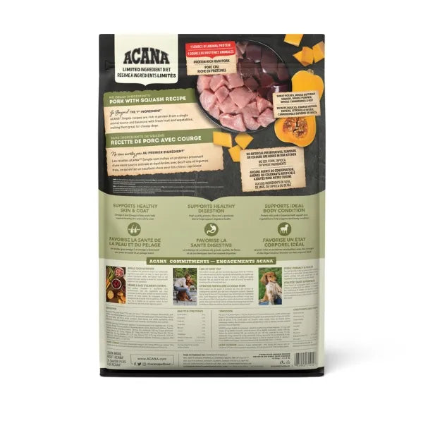 ACANA | LID | Pork With Squash Recipe