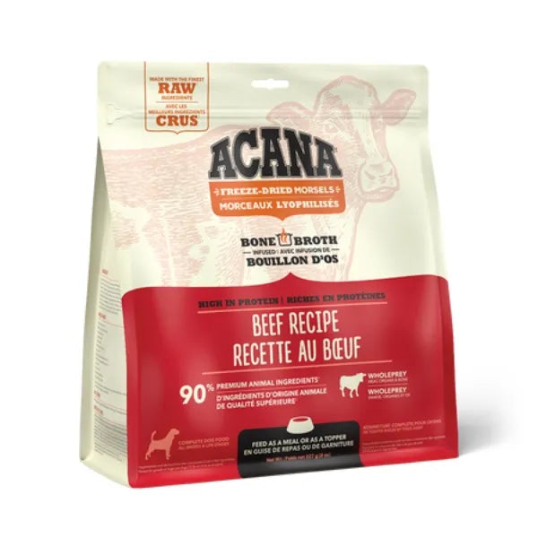 Acana Bone Broth Infused Freeze-Dried Morsels for Dogs - Ranch Raised ...
