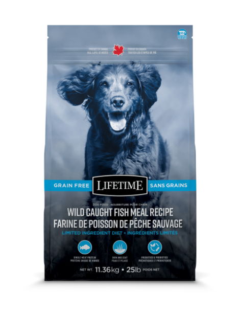 Lifetime | Grain Free | Wild Caught Fish 25LB