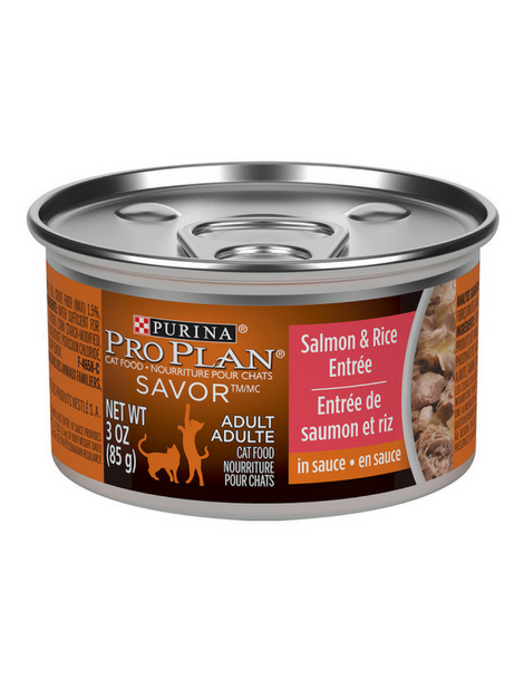 Purina Cat | Pro Plan | Salmon & Rice Entree in Sauce 24/3OZ