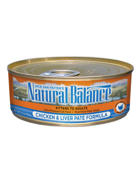 Natural Balance Cat | LID | Ultra Pate Chicken & Liver 24/5.5OZ