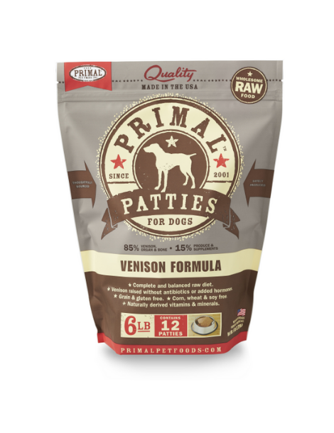 Primal Raw | Venison Patties 12LB