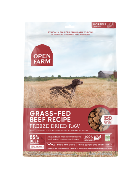 Open Farm | Freeze Dried | Grass-Fed Beef 22OZ