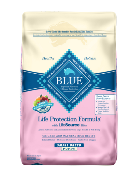 Blue | LPF | Puppy Natural Chicken & Oatmeal Small Breed 15LB