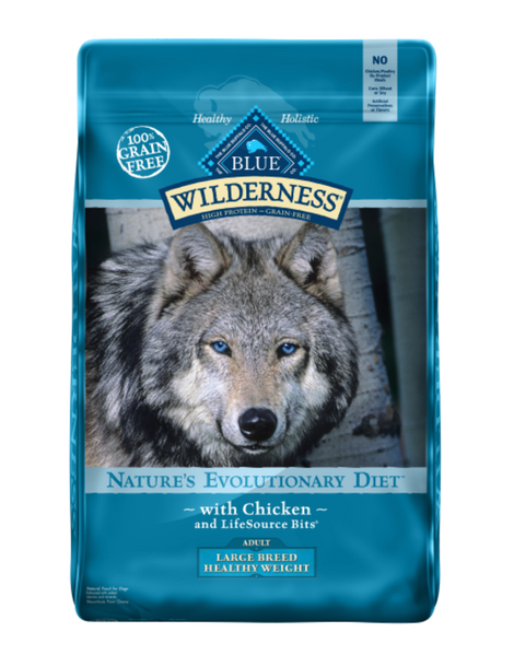 Blue | Wilderness | Adult Large Breed Healthy Weight Chicken 24LB