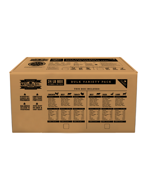 Naturawls | Variety Pack | Chicken, Beef, Turkey 24LB