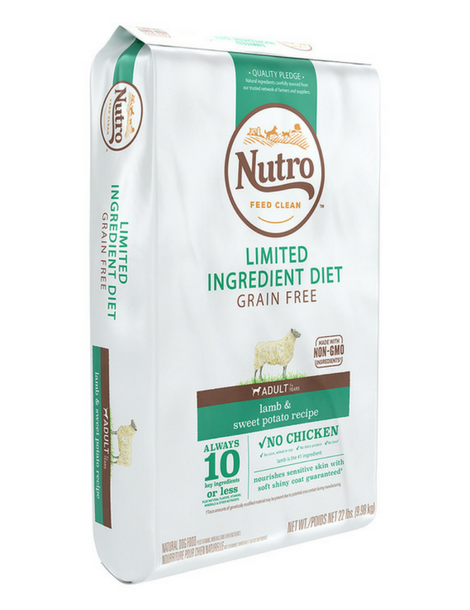 Nutro | LID / GF | Lamb & Sweet Potato 22LB
