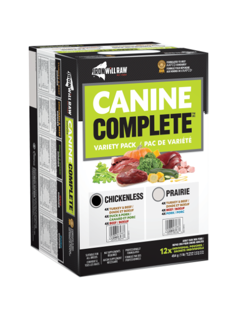 Iron Will Raw | Complete | Chickenless Variety Pack