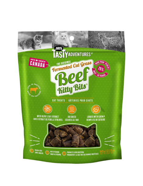 Jays Tasty Adventures | Cat | Kitty Bits | Beef 12/60GM