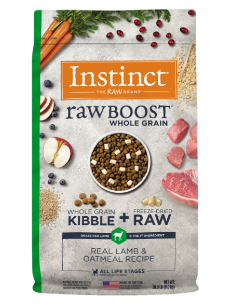 Instinct | RBWG | Lamb & Oatmeal 20LB