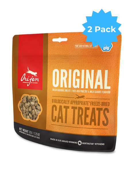 ORIJEN Cat | Freeze-Dried Treats | Original 35G (2-Pack)