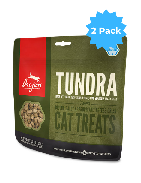 ORIJEN Cat | Freeze-Dried Treats | Tundra 35G (2-Pack)