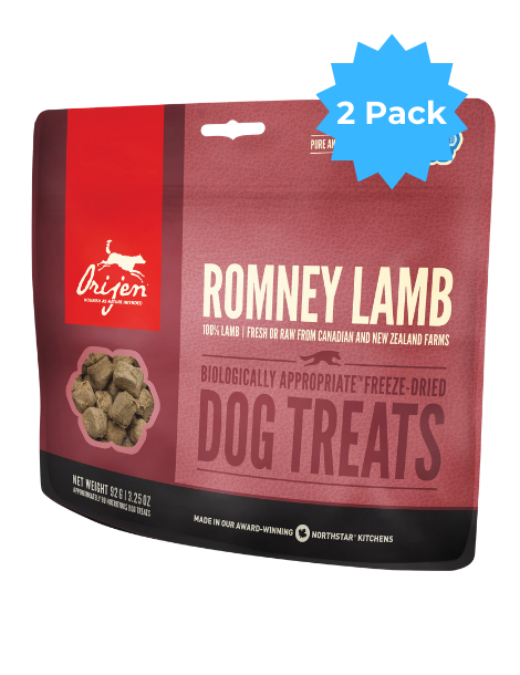 ORIJEN | Freeze-Dried Treats | Romney Lamb (2 Pack)