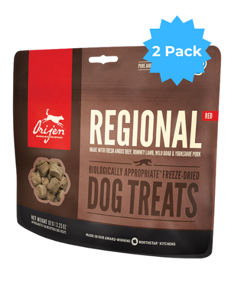 ORIJEN | Freeze-Dried Treats | Regional Red (2 Pack)