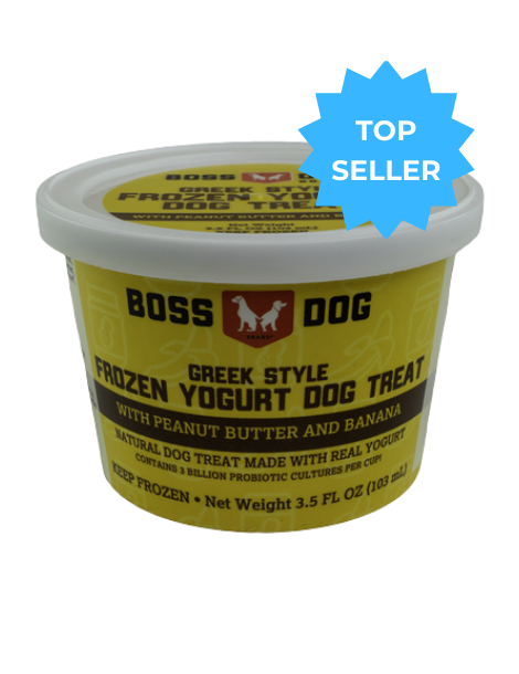 Boss Dog | Frozen Treat | Yogurt Peanut Butter & Banana 12/104ML