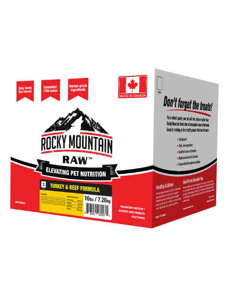 Rocky Mountain Raw | Turkey & Beef Formula 16LB