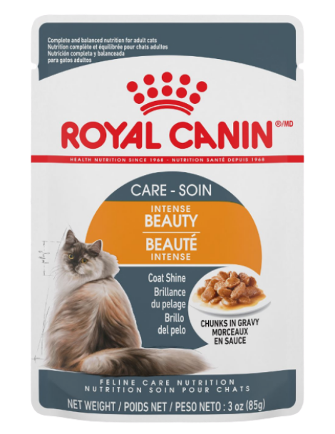 Royal Canin Cat | Intense Beauty | Chunks in Gravy Pouch 24x85G